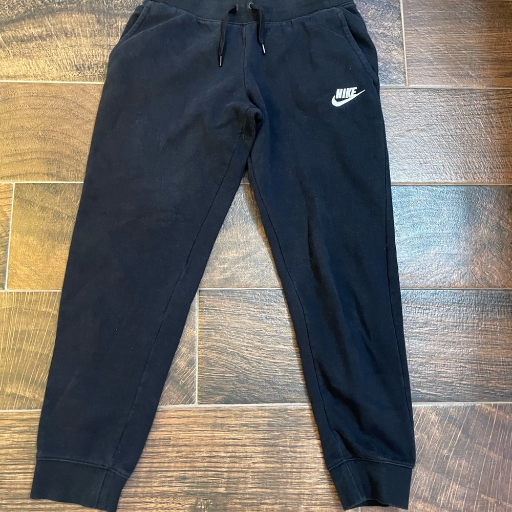 kids XL black nike joggers